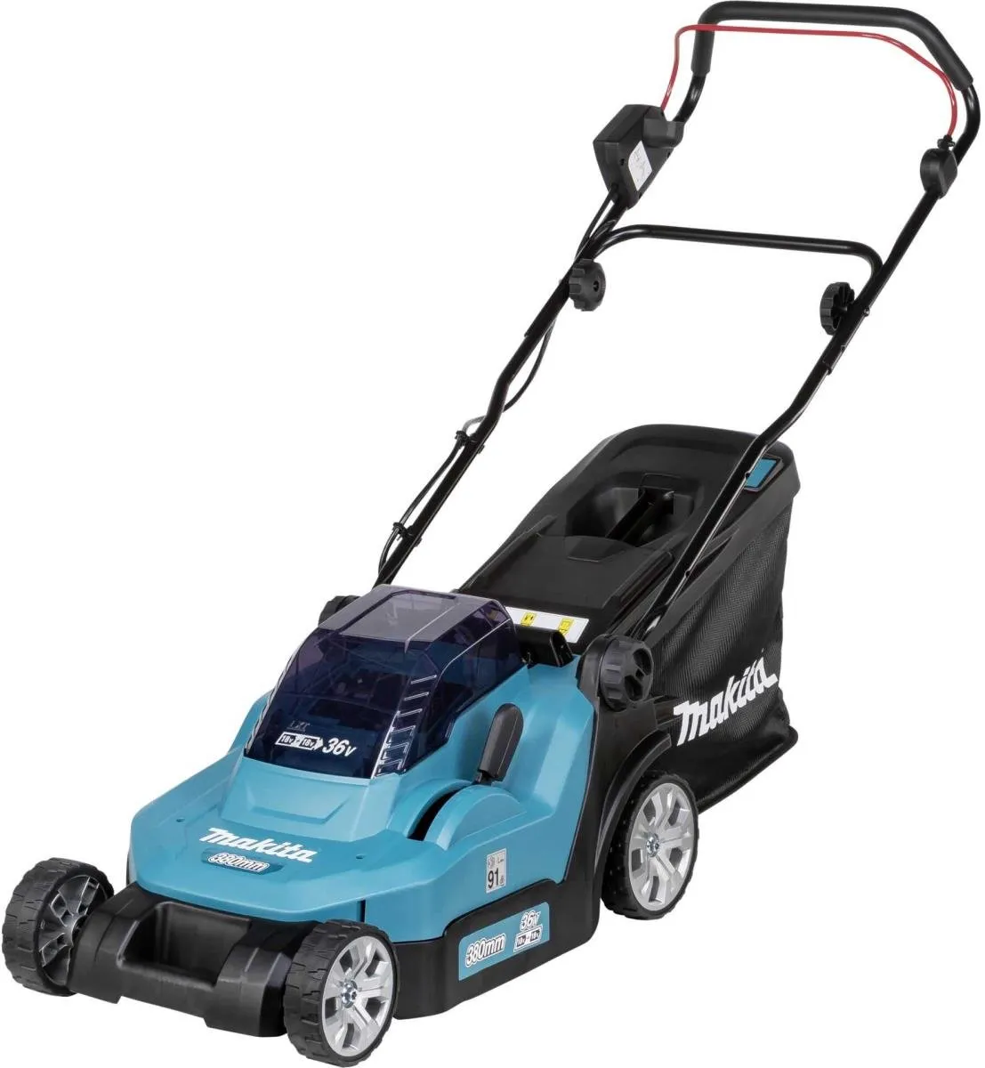 Makita DLM382PT2 Accu Grasmaaier 38cm - 2x18V 5.0Ah
