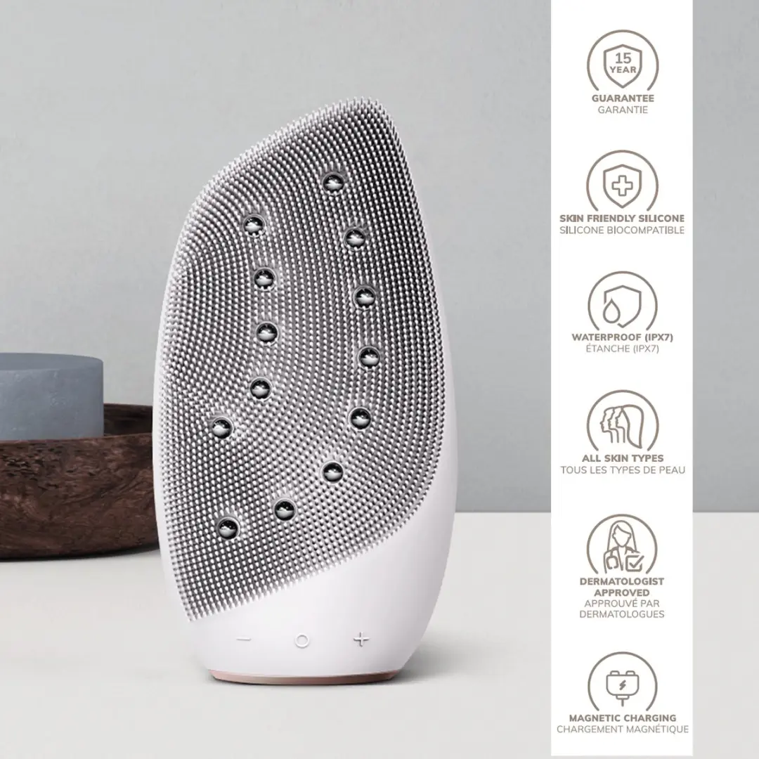 GESKE SmartAppGuided Sonic Thermo Facial Brush GK000006SL01 - 18 Snelheden - Starlight