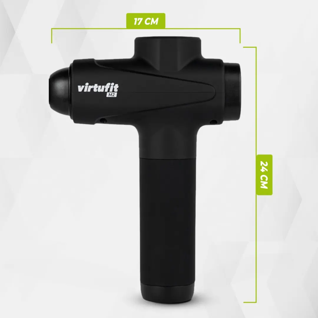 VirtuFit M2 Basic Massagegun VF11002 - 6 Koppen - Zwart - afbeelding 6 van 6