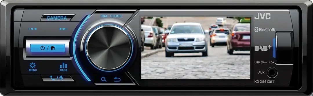 JVC KD-X561DBT Autoradio - 1DIN - 50W - Zwart - afbeelding 6 van 6