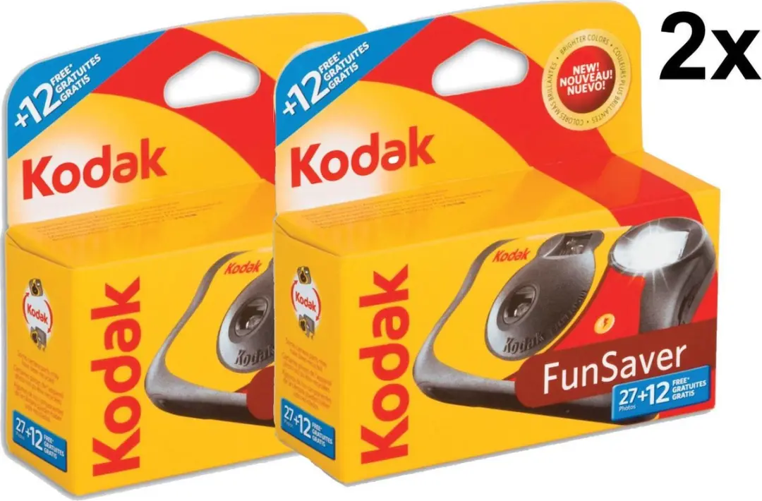Kodak FunSaver Wegwerpcamera - 39 Foto's - 2 Stuks