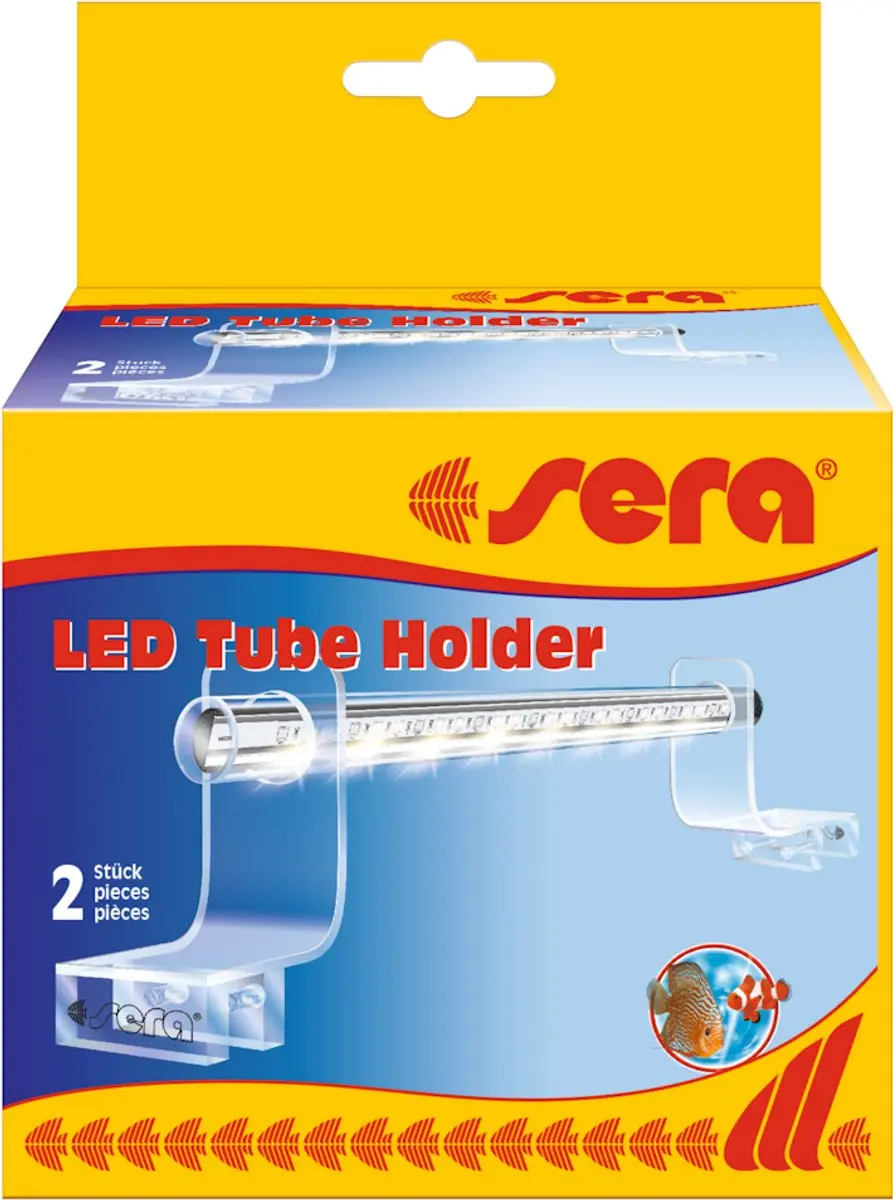 Sera LED Tube Holder Clear - 2 Stuks