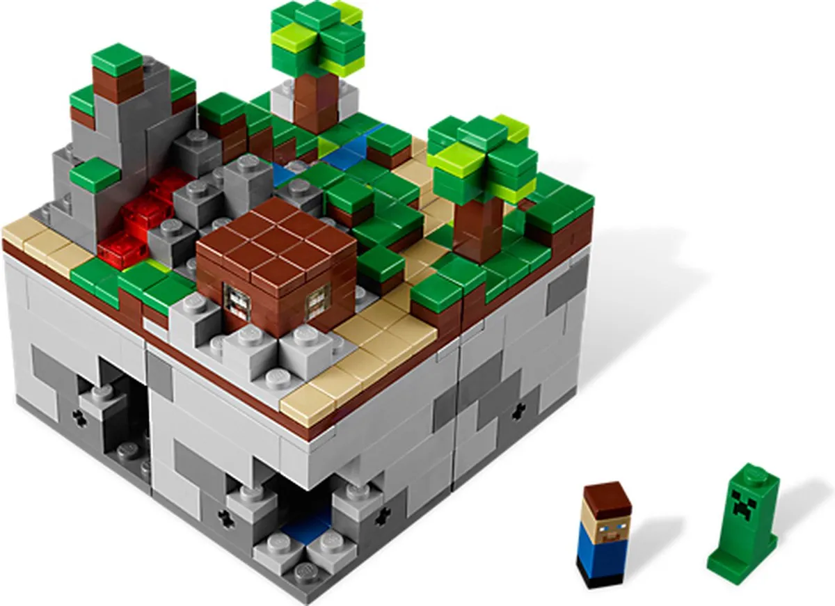 LEGO Minecraft Micro World 21102 - 480 Stukken - Multicolor