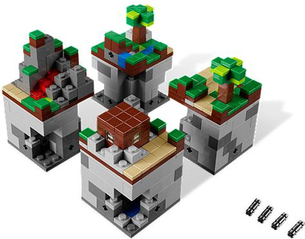 LEGO Minecraft Micro World 21102 - 480 Stukken - Multicolor