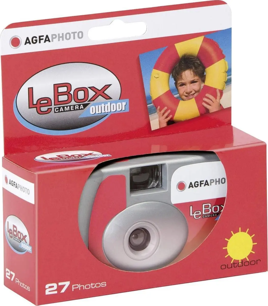 AgfaPhoto LeBox 400 Camera - 27 Opnames - Grijs