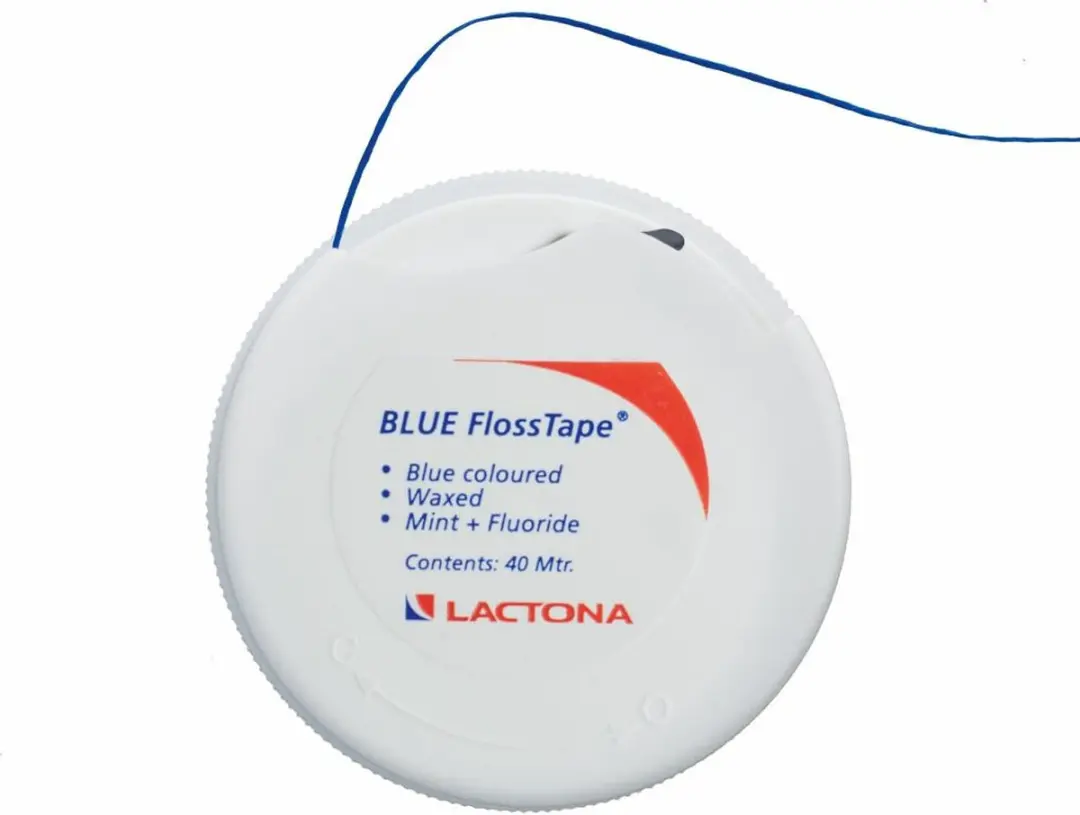 Lactona Flosstape Blauw 40m