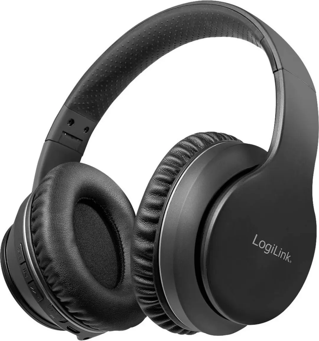 Logilink BT0053 Over-Ear Bluetooth Koptelefoon - Noise Cancelling - Zwart