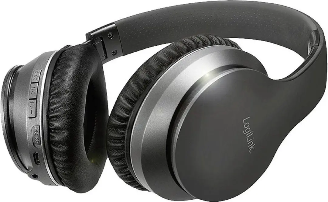 Logilink BT0053 Over-Ear Bluetooth Koptelefoon - Noise Cancelling - Zwart