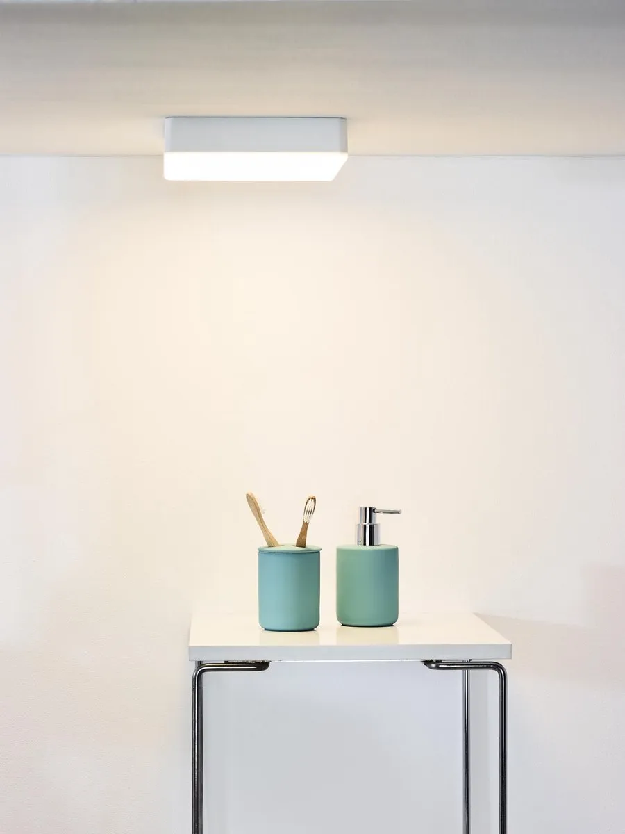Lucide CERES-LED Plafondlamp Badkamer - 30W 3000K IP44 - Wit - afbeelding 6 van 6