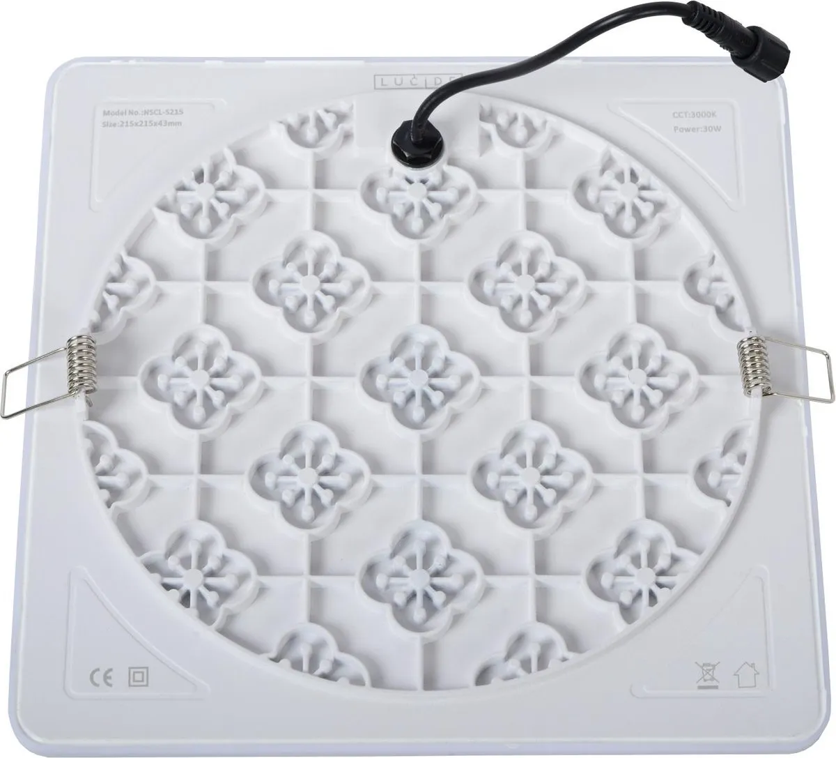 Lucide CERES-LED Plafondlamp Badkamer - 30W 3000K IP44 - Wit