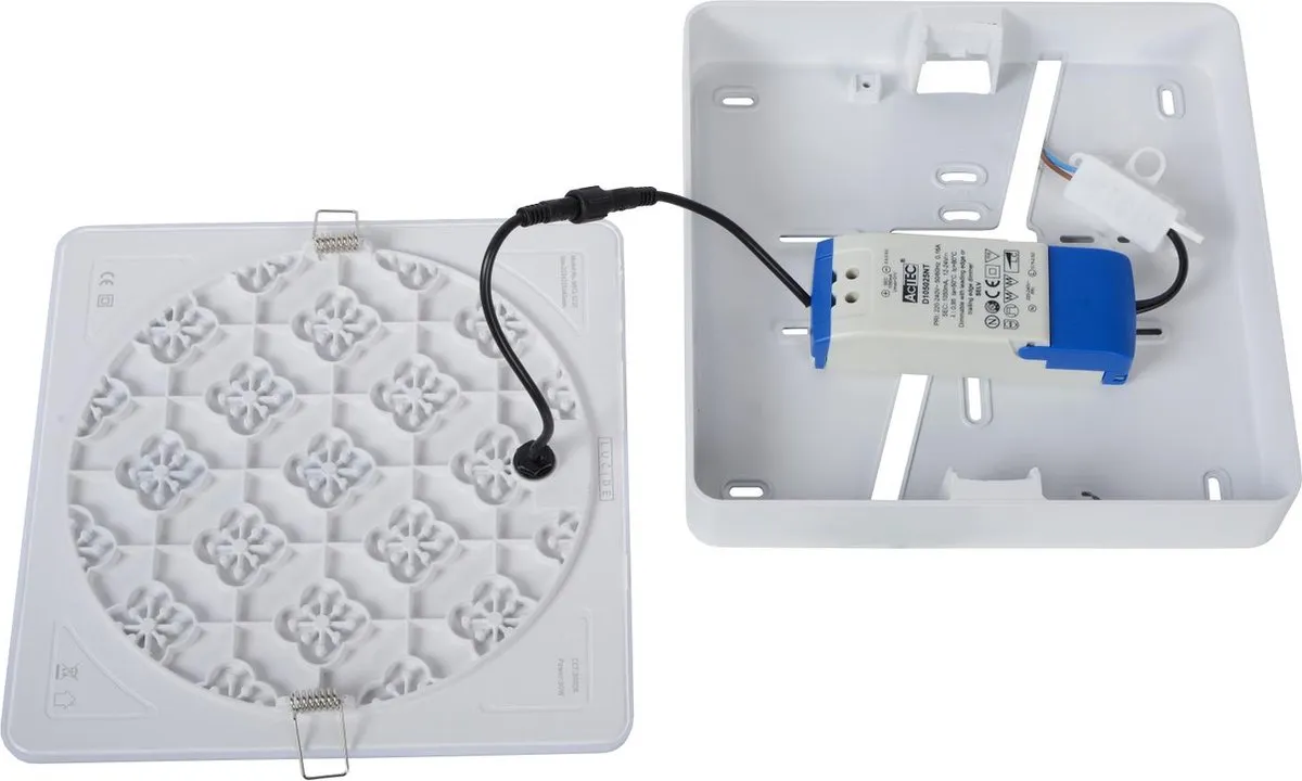 Lucide CERES-LED Plafondlamp Badkamer - 30W 3000K IP44 - Wit