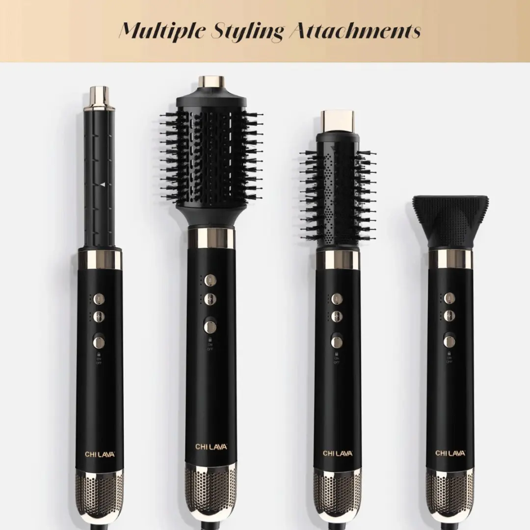 Chi Natural Life Lava AirGlam Multistyler - Zwart
