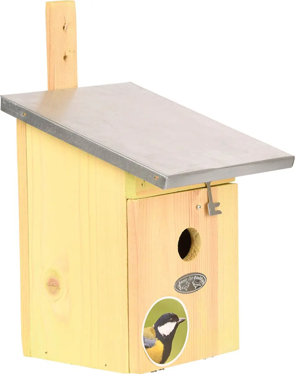 Esschert Design Koolmees Nestkast - Grijs - afbeelding 6 van 6