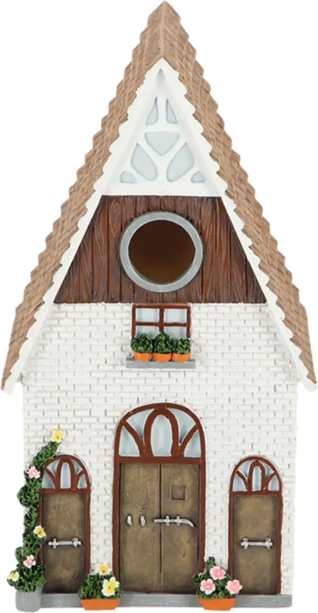 Esschert Design Vogelhuisje Boerderij - 1 Inloopopening - Multikleur