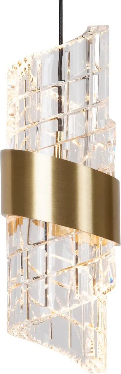 Lucide Kligande Hanglamp Ø13cm - Mat Goud/Messing - 9W 2700K