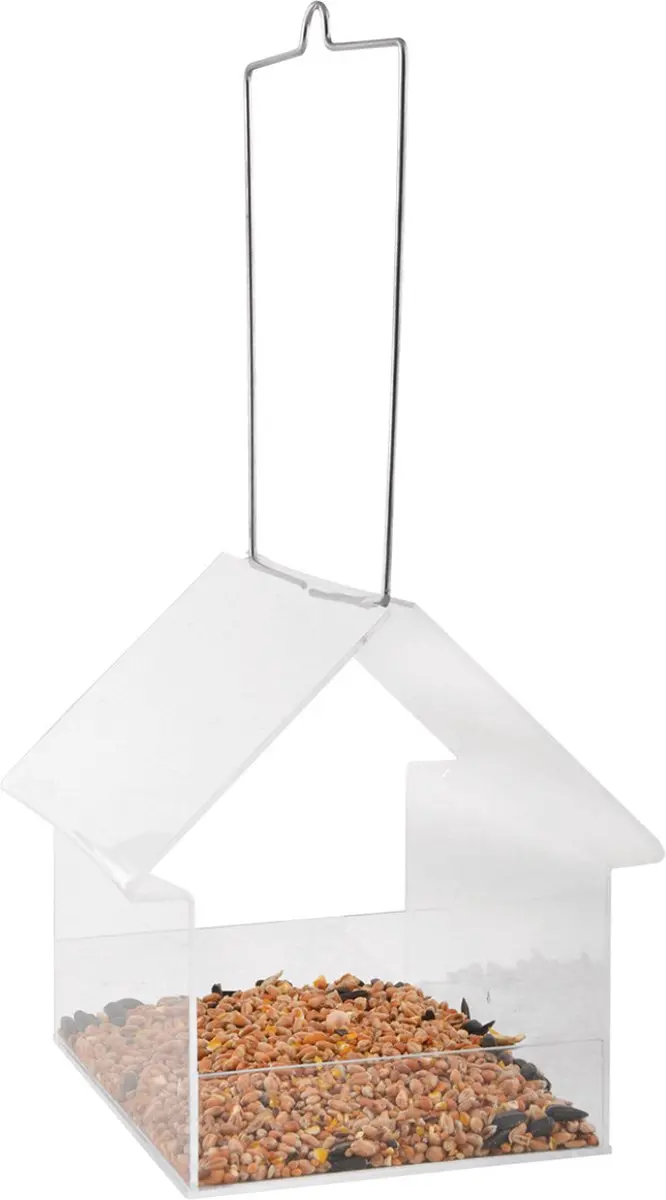 Esschert Design Vogelvoederhuisje Transparant - 2 Stuks
