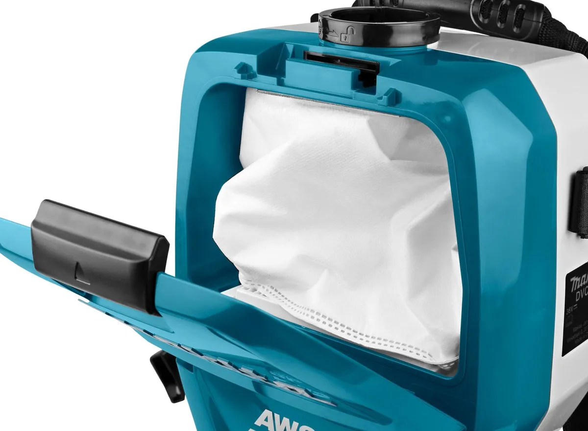 Makita DVC265ZXU Accu Rugstofzuiger AWS 2x18V - afbeelding 6 van 6