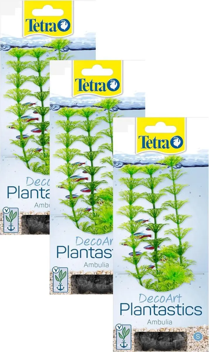 Tetra DecoArt Plantastics Ambulia Kunstplant - 3x Small