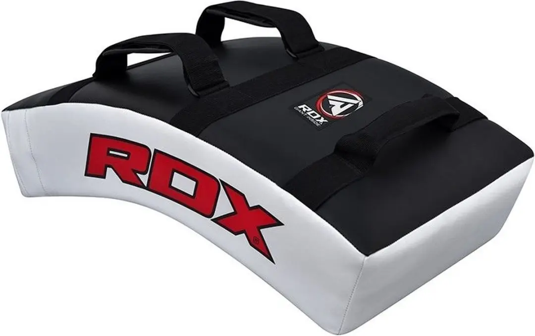 RDX Sports T1 Gel Padded Curved Kick Shield - Zwart