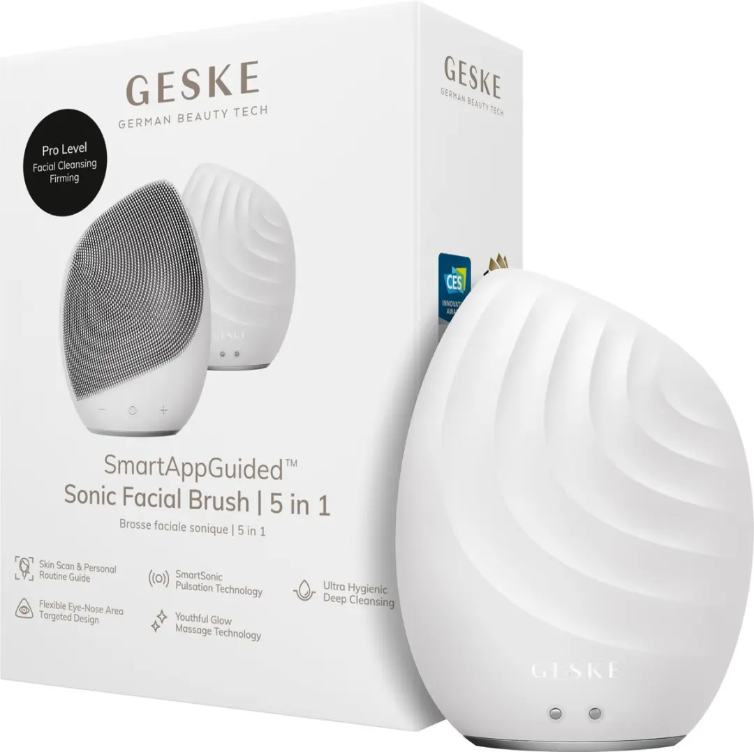 GESKE SmartAppGuided Facial Brush 5-in-1
