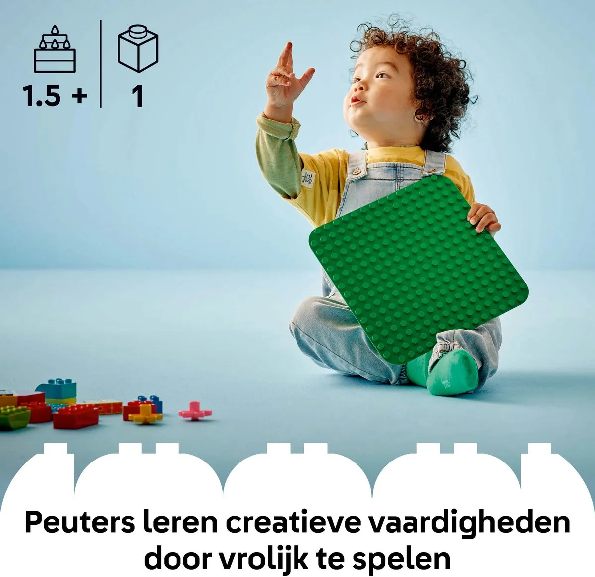 LEGO DUPLO Groene Bouwplaat 10460 - Meerkleurig