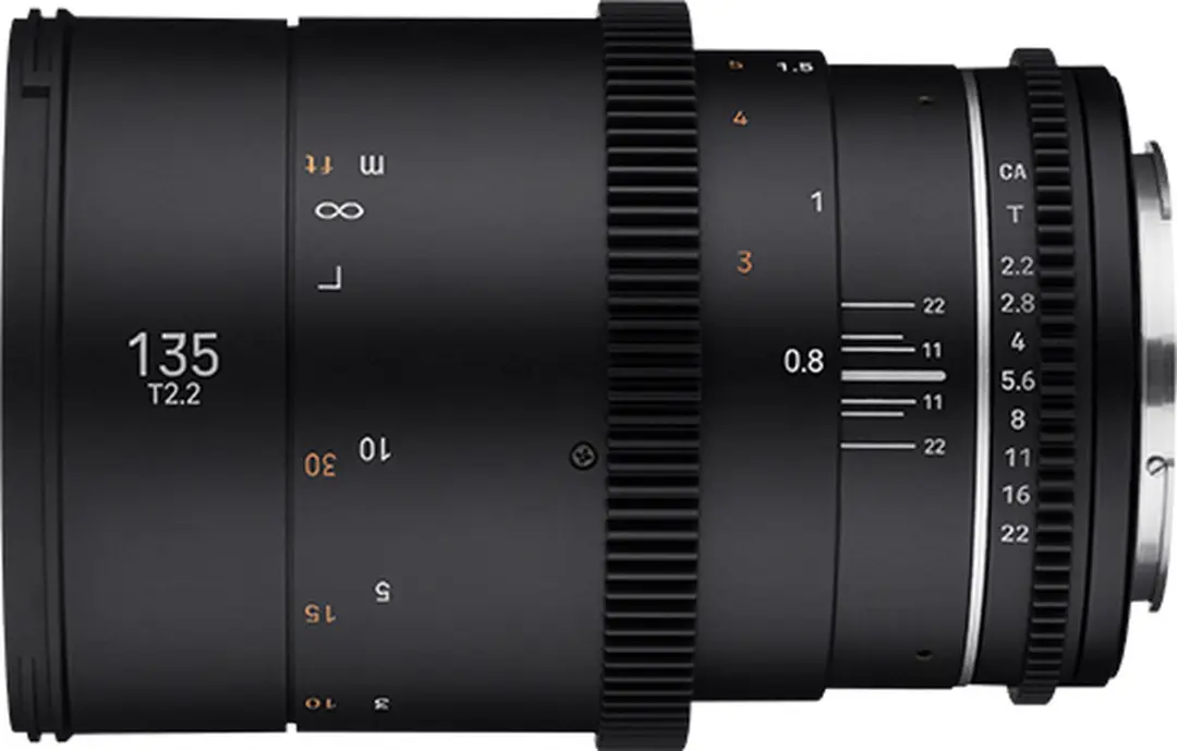 Samyang 135mm T2.2 MK2 VDSLR - Sony E - 77mm - Zwart