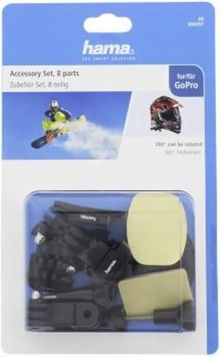 Hama 00004397 Accessoire Set GoPro - Statief voor Microfoon - 8kg - Zwart