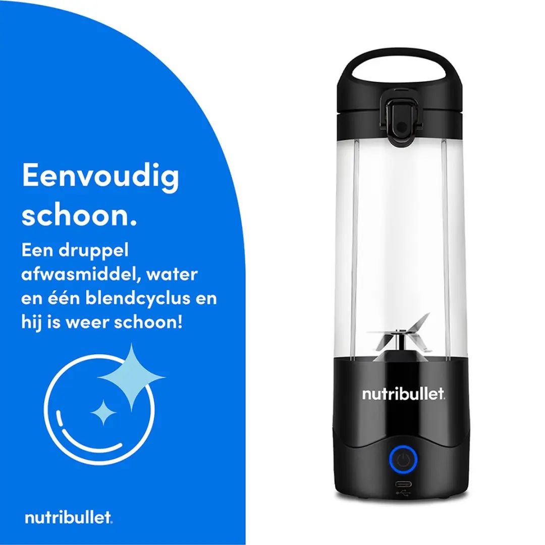 NutriBullet Portable Draadloze Blender 200W - Zwart