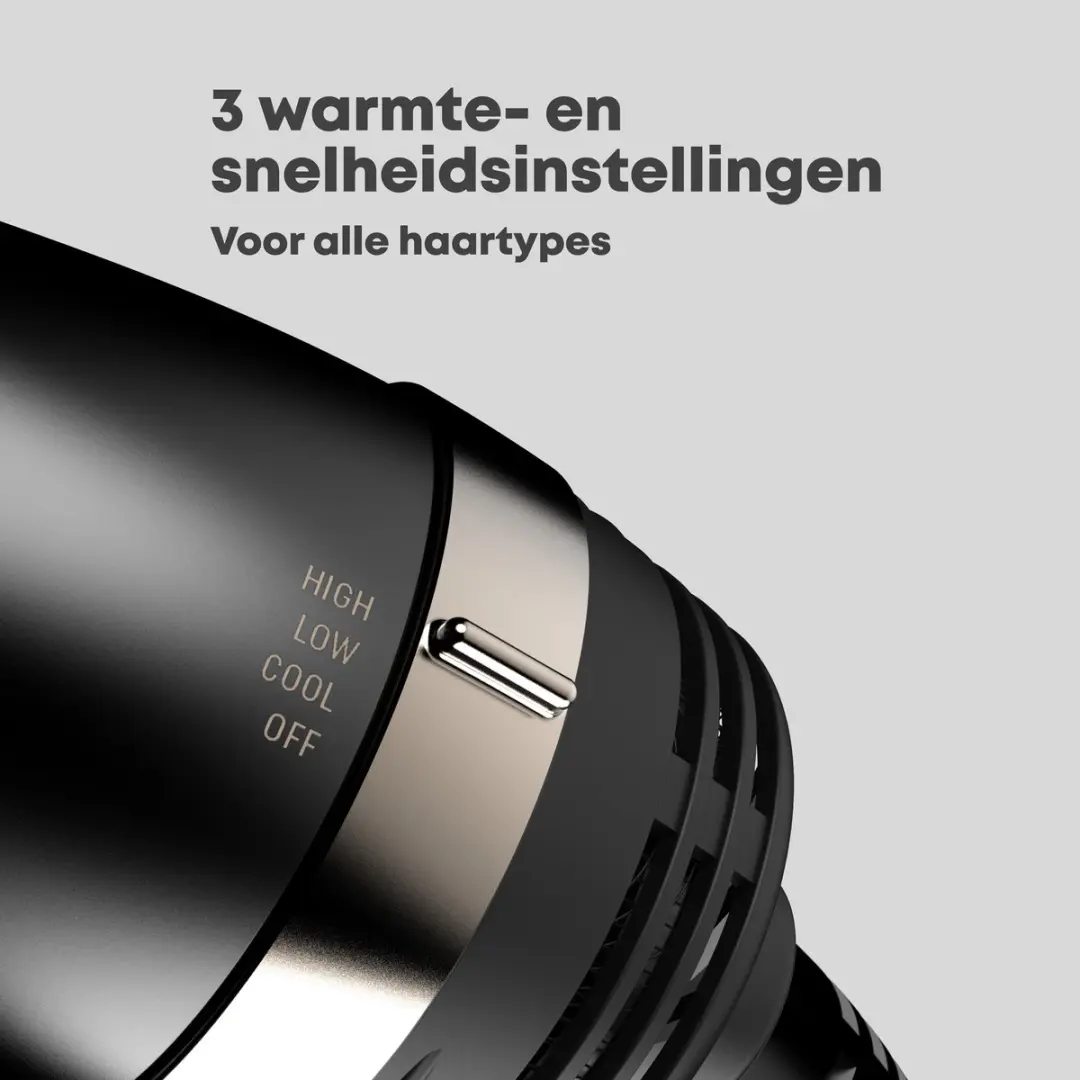 Revamp DR2000 XL Fohnborstel 1200W - Ionentechnologie - Ø50mm - Zwart