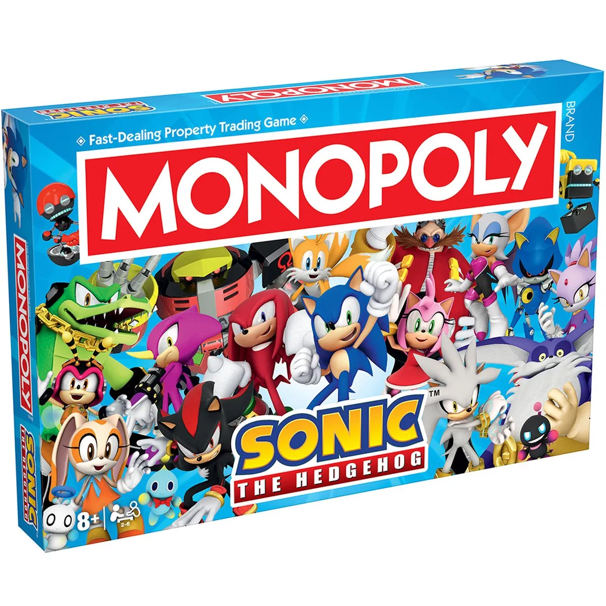 Winning Moves Monopoly Sonic Bordspel - 2-6 Spelers