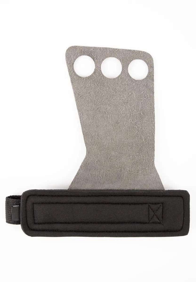 Gorilla Wear 3-Hole Carbon Lifting Grips - Zwart S