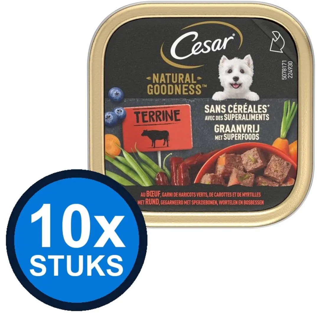 César Natural Goodness Paté Rund Graanvrij