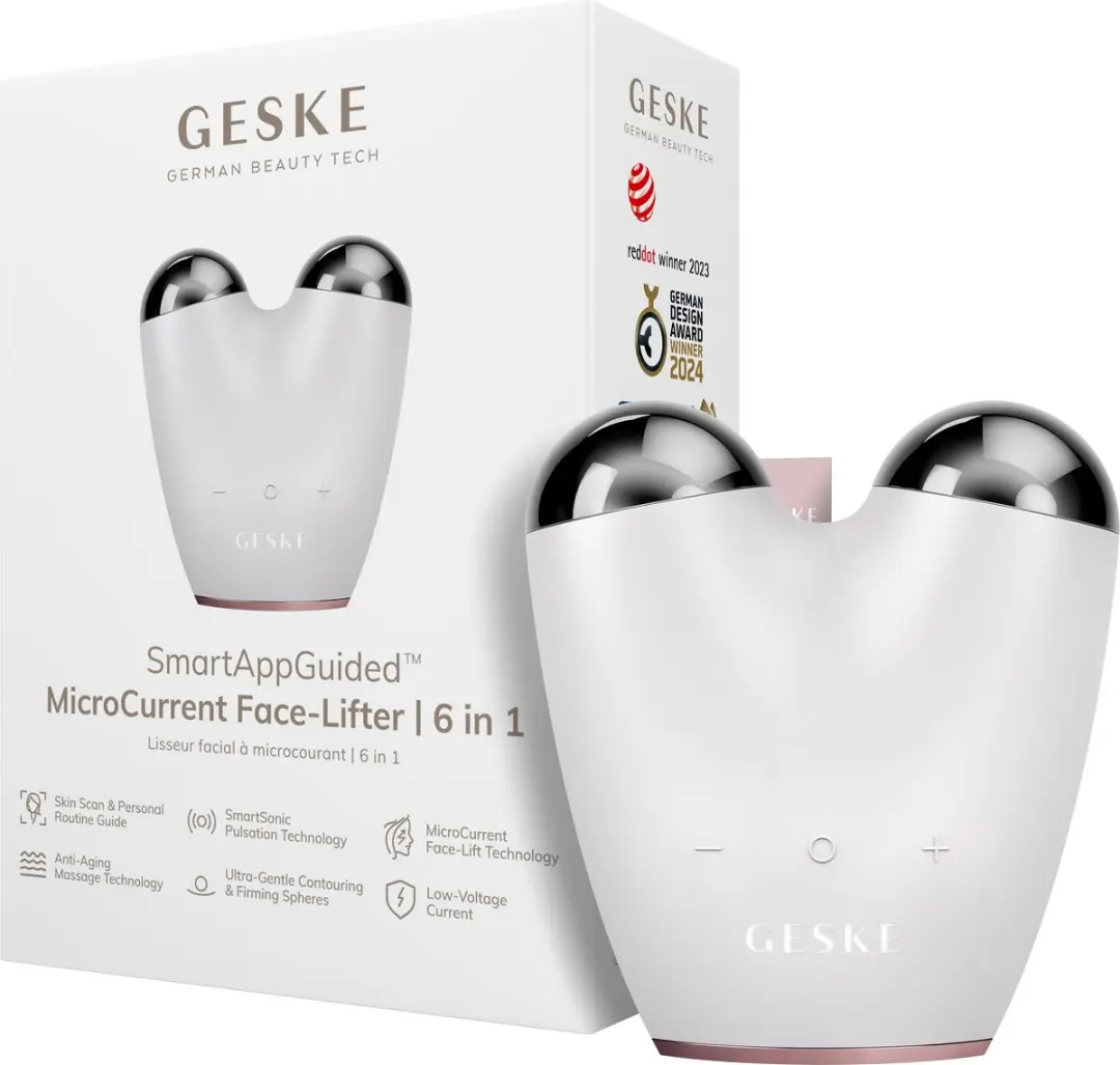 GESKE SmartAppGuided GK000015SL01 MicroCurrent Gezichtslifter - Starlight