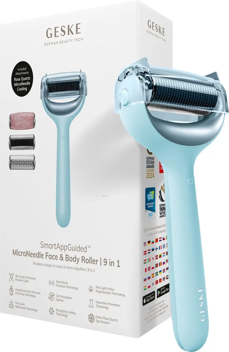 GESKE SmartAppGuided MicroNeedle Roller 9-in-1