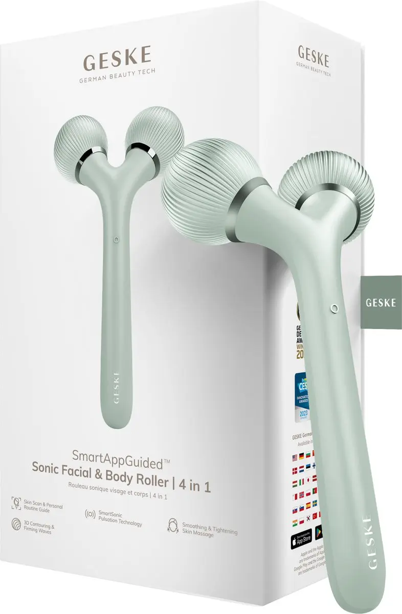 GESKE SmartAppGuided Sonic Facial & Body Roller GK000041GN01