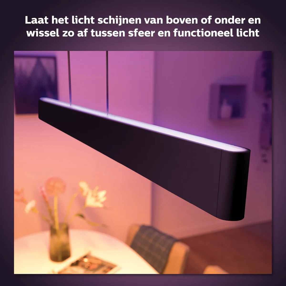 Philips Hue Ensis Hanglamp - Zwart