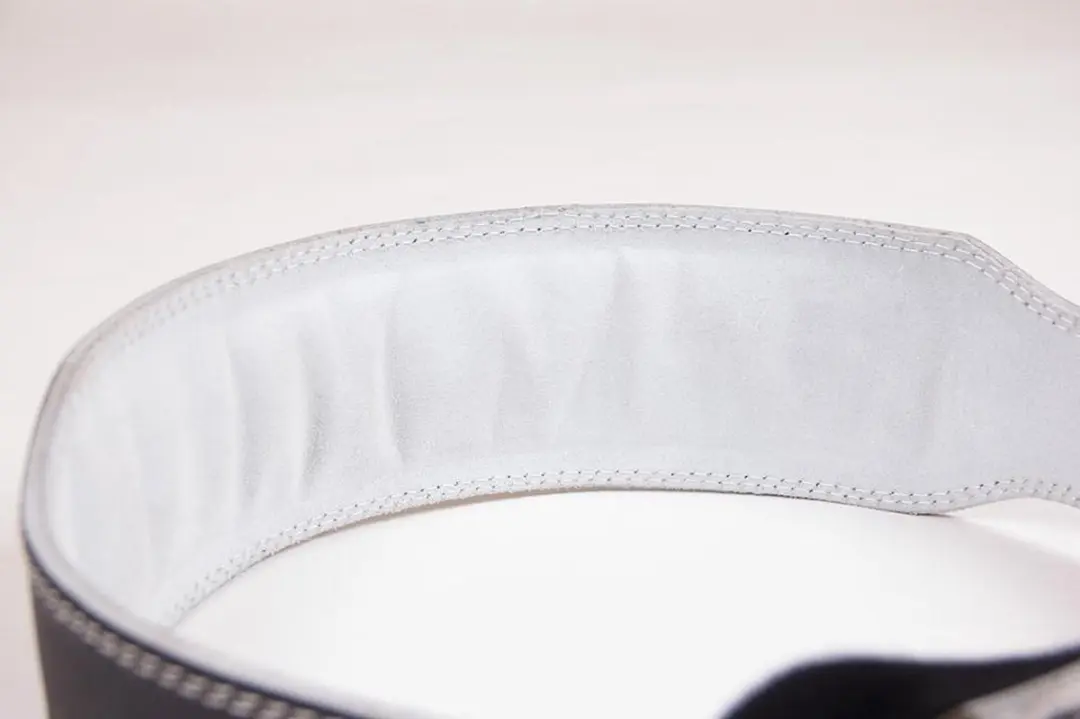 Gorilla Wear Leren Sportriem 4 Inch - Halterriem - Zwart