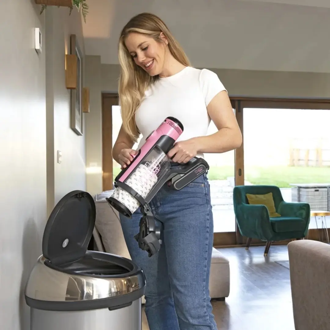 Numatic Hetty Quick HTY100P Draadloze Stofzuiger - Roze