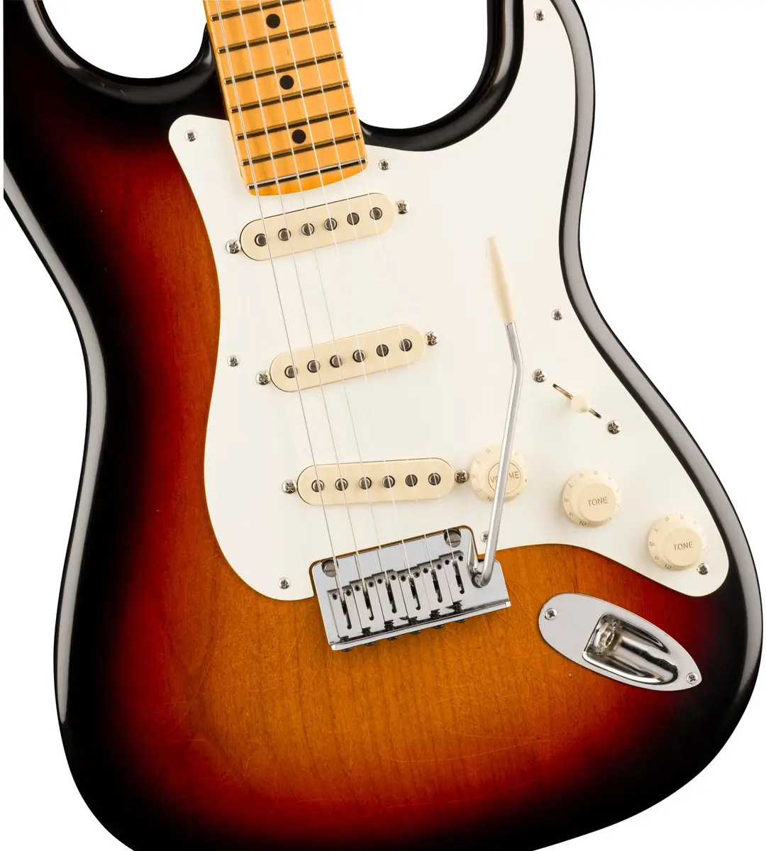 Fender American Ultra Luxe '50s Stratocaster Elektrische Gitaar - Sunburst