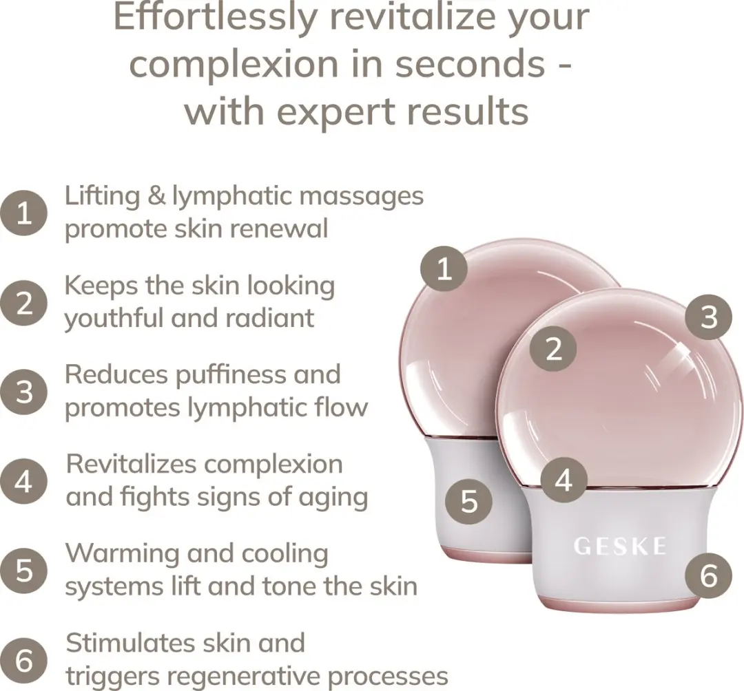GESKE GK000701SL01 SmartAppGuided Massager 7-in-1 - Starlight