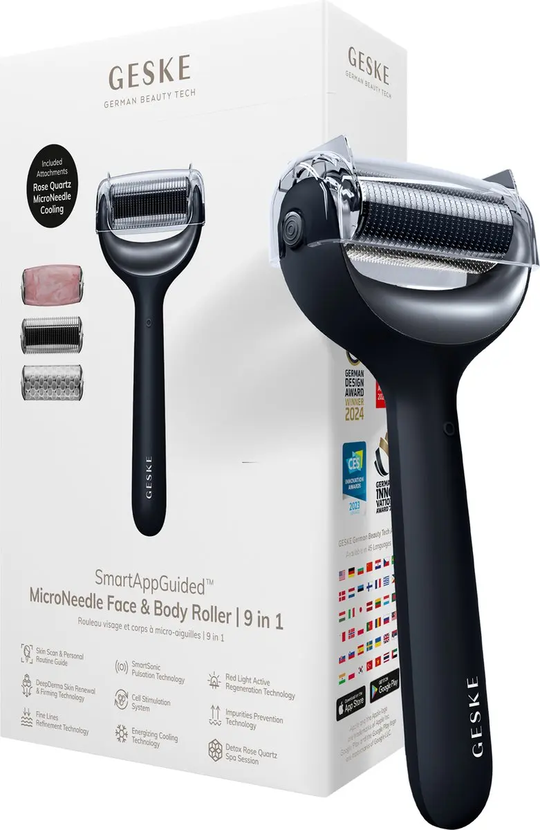 Geske SmartAppGuided MicroNeedle Roller 9-in-1