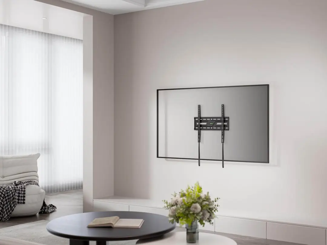 Gembird TV Wandsteun Vast Model 32-75" - Max 75 kg - Zwart