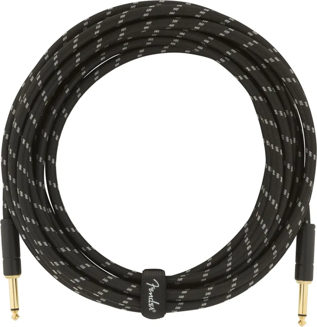 Fender Deluxe Series Instrumentenkabel 5.5m - Zwart