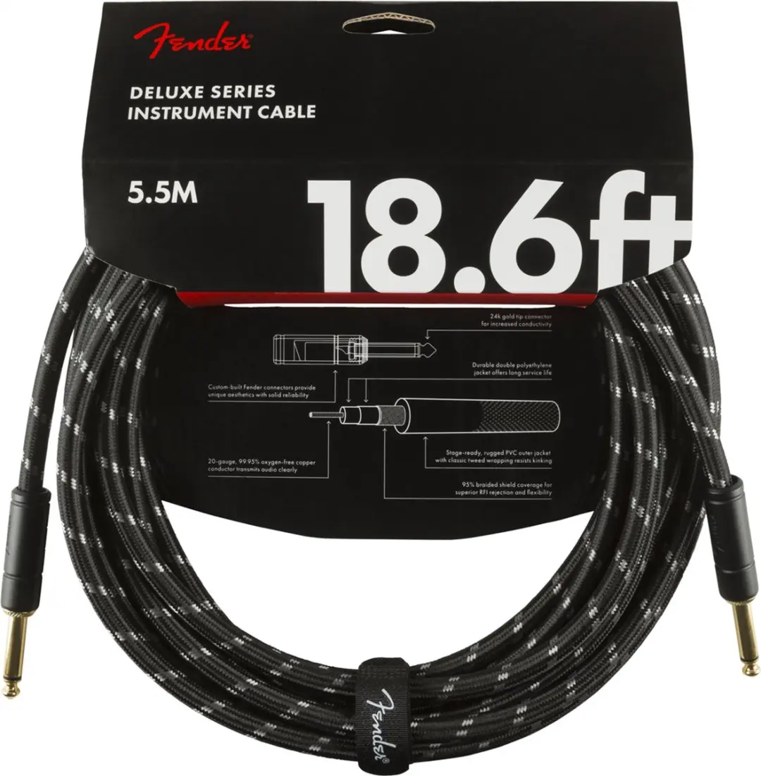 Fender Deluxe Series Instrumentenkabel 5.5m