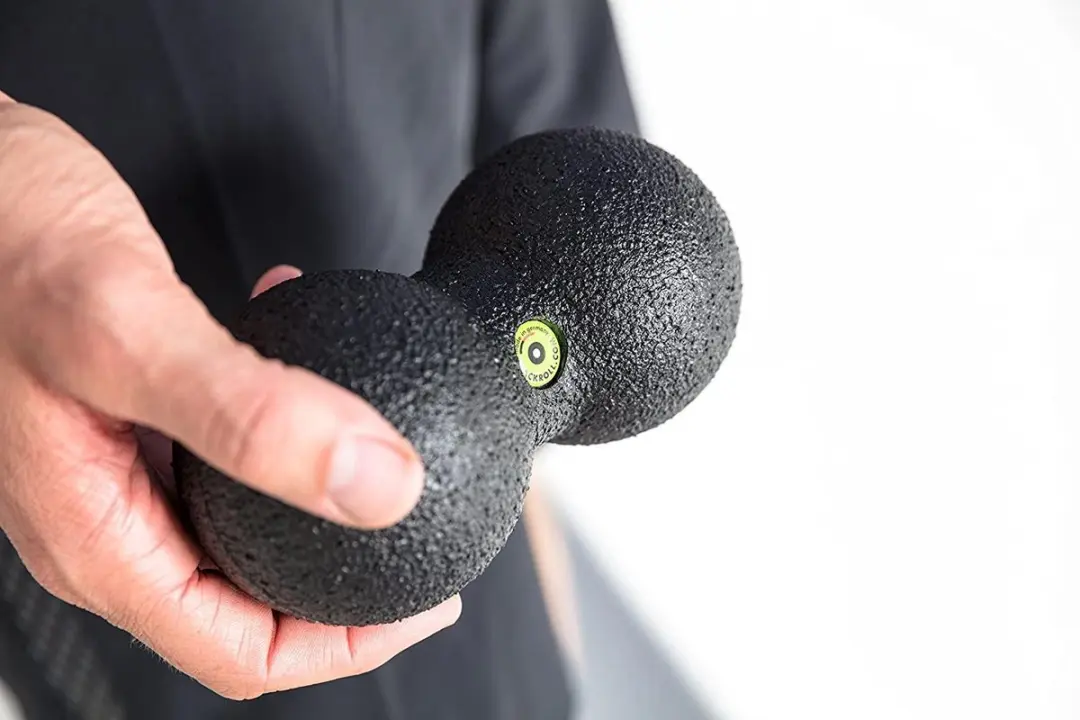 BLACKROLL DUOBALL 12 Massagebal - 12cm - Zwart