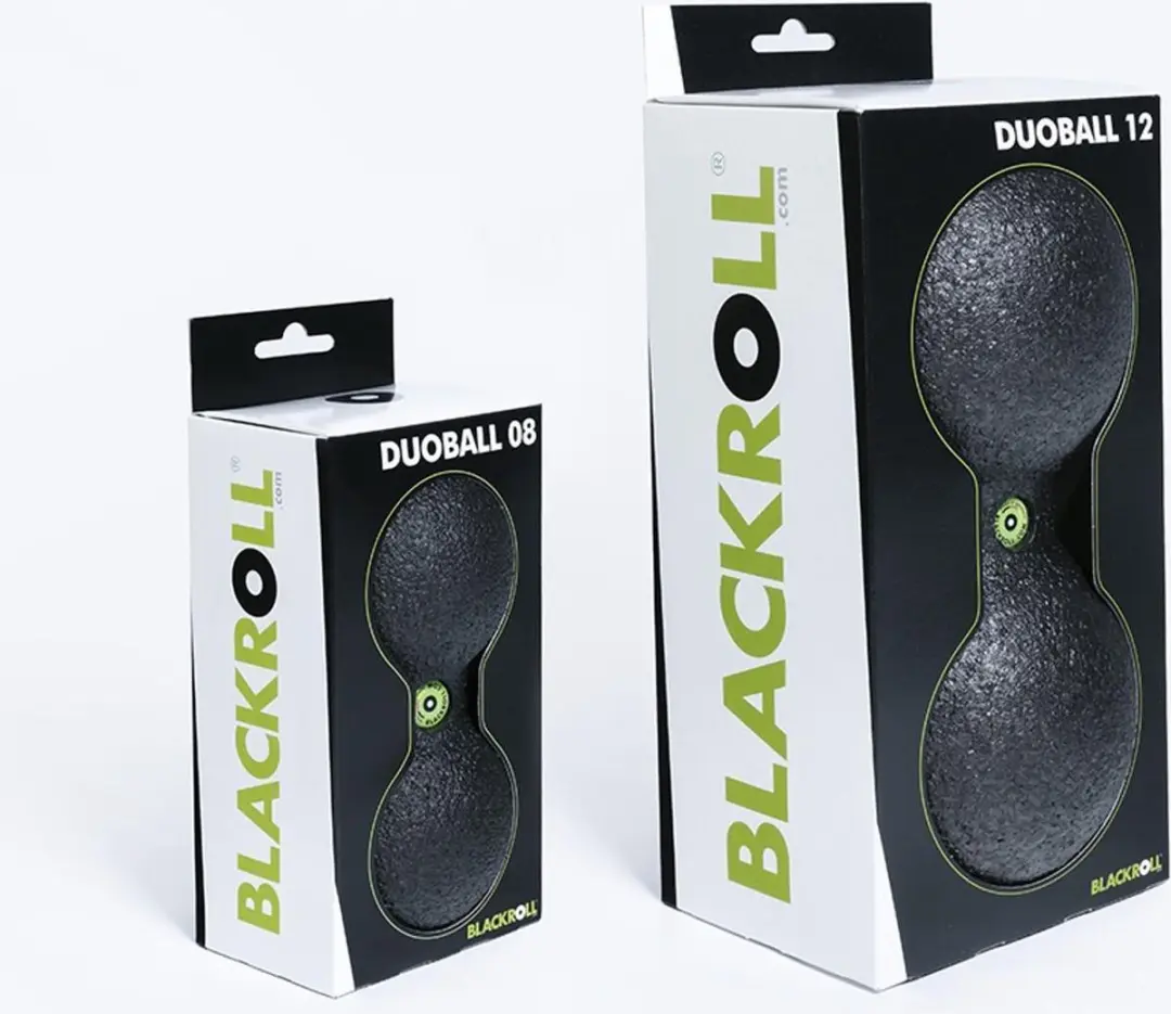 BLACKROLL DUOBALL 12 Massagebal - 12cm - Zwart