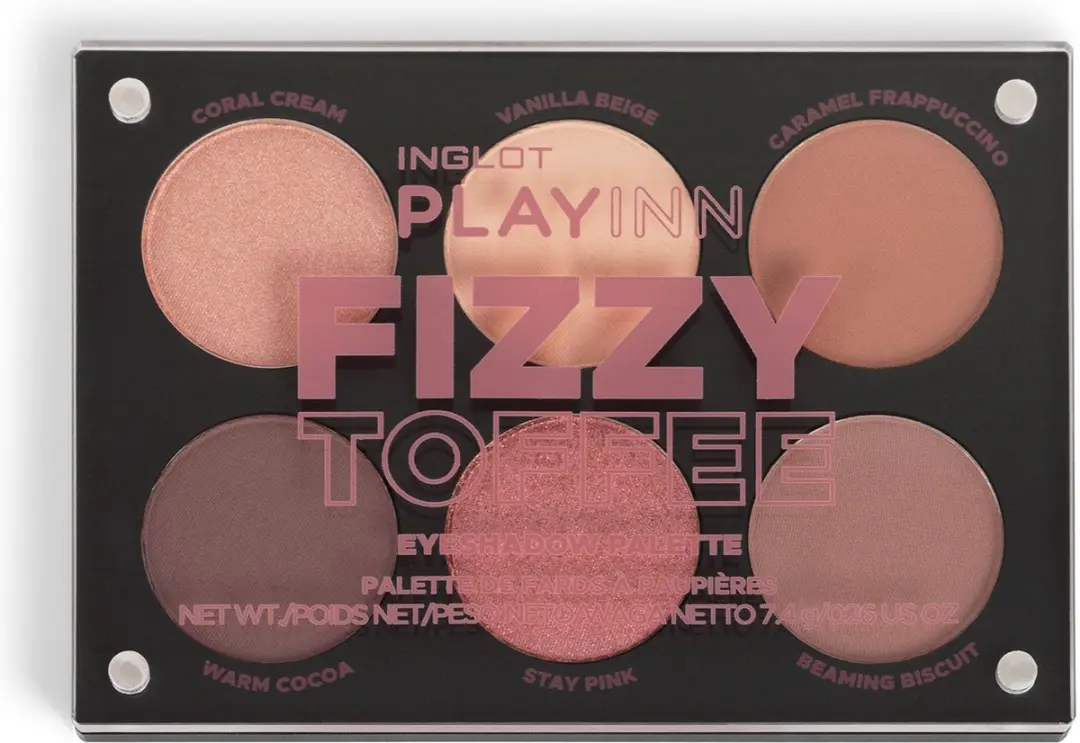 Inglot Fizzy Toffee Oogschaduw Palette 7.4g