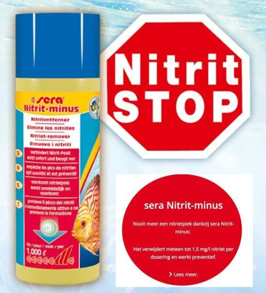 Sera Nitrit-minus 500ml - 2000L Aquarium