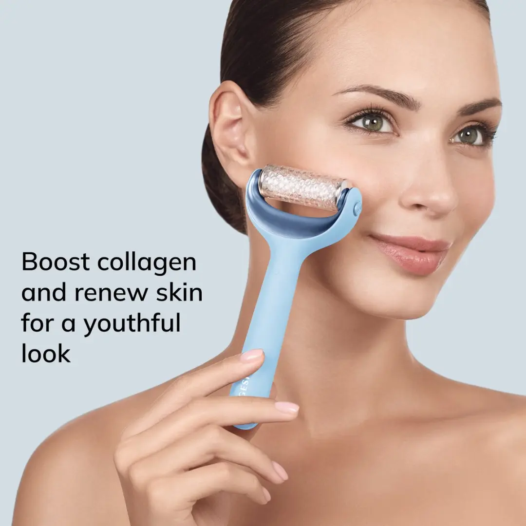 GESKE SmartAppGuided MicroNeedle Roller 8-in-1 - Aquamarine
