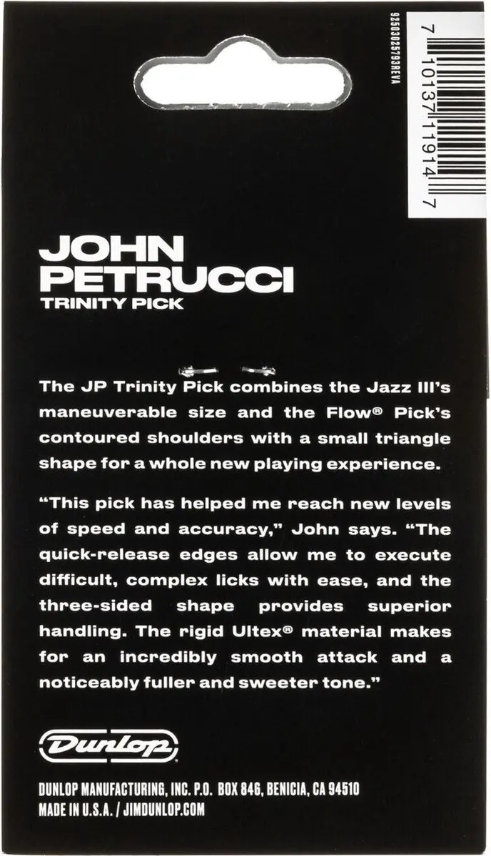 Dunlop John Petrucci Trinity Plectrum 1.40mm - 6 Stuks